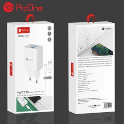 شارژر دیواری پرووان با کابل میکرو مدل PWC520